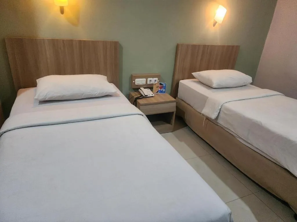 Bed in Hotel Celebes