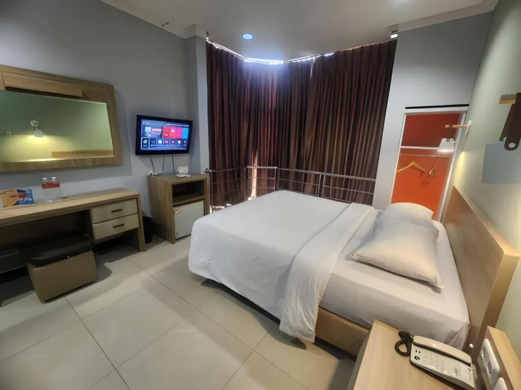 Bed in Hotel Celebes