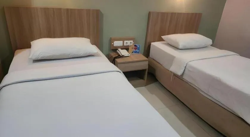 Bed in Hotel Celebes