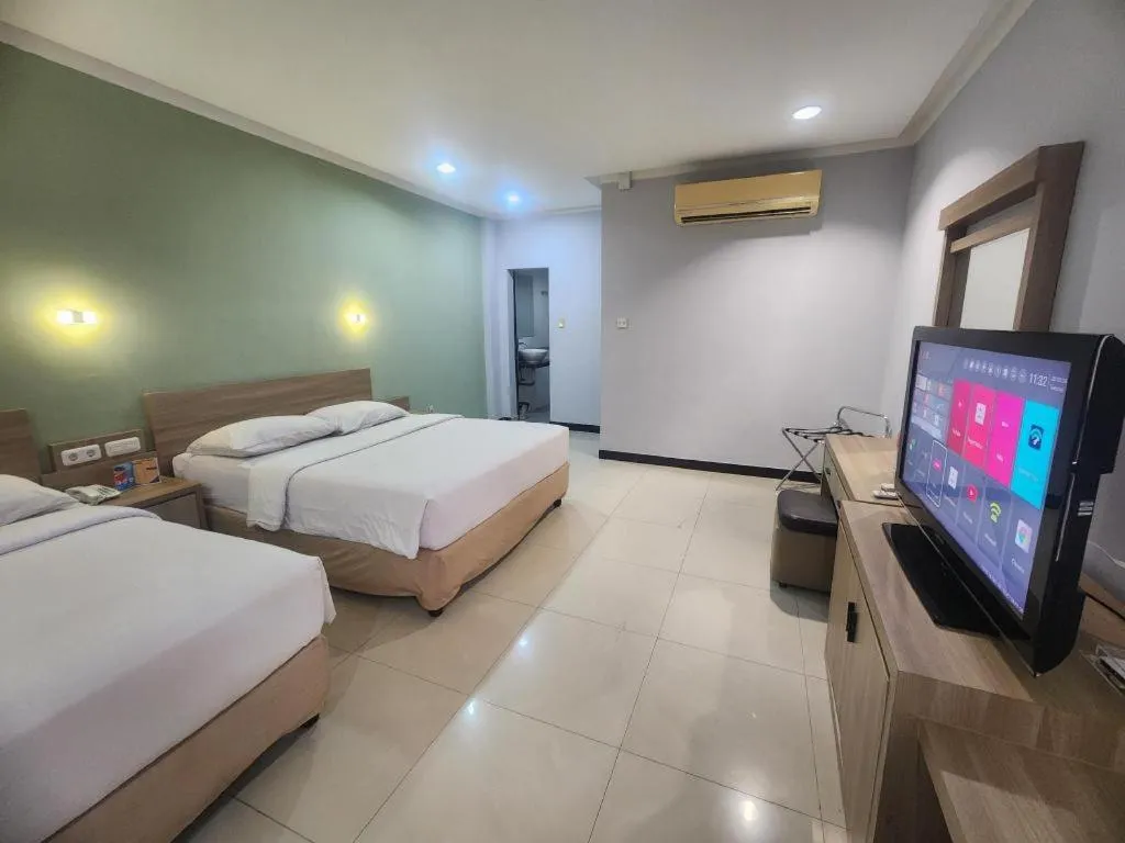 Bed in Hotel Celebes