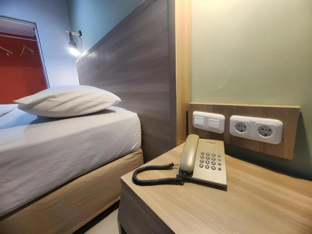 Bed in Hotel Celebes