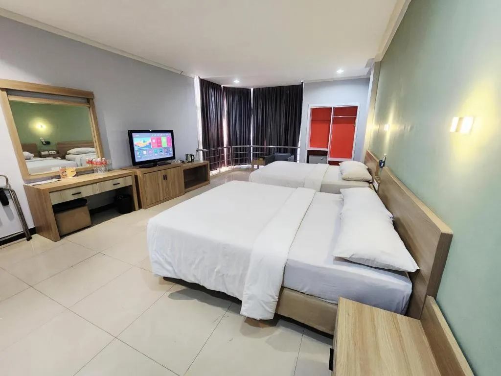 Bed in Hotel Celebes