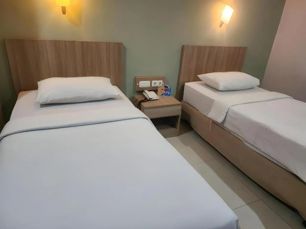 Bed in Hotel Celebes