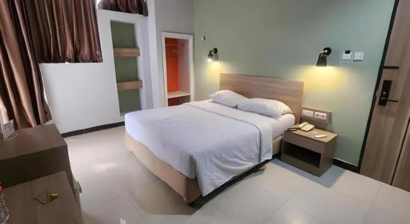 Bed in Hotel Celebes