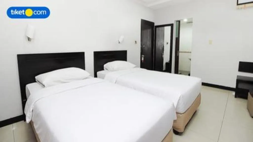 Bed in Hotel Celebes