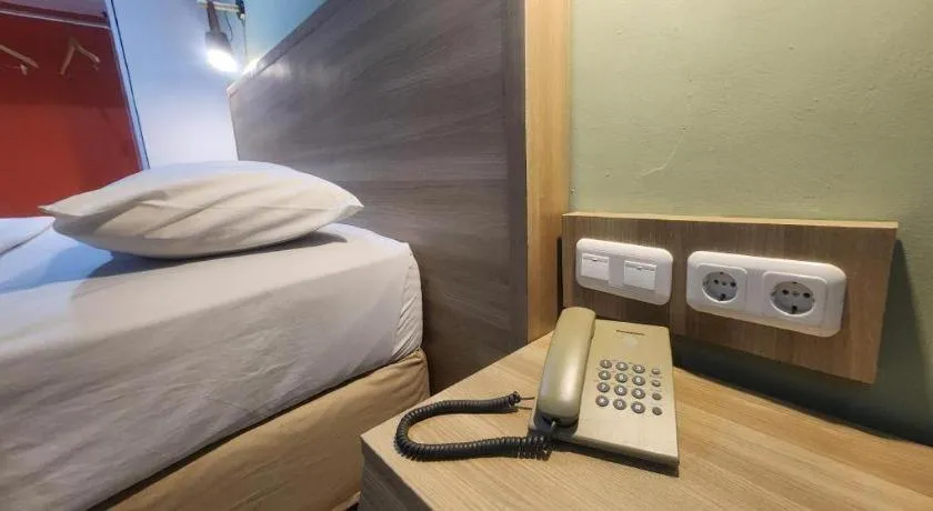 Bed in Hotel Celebes