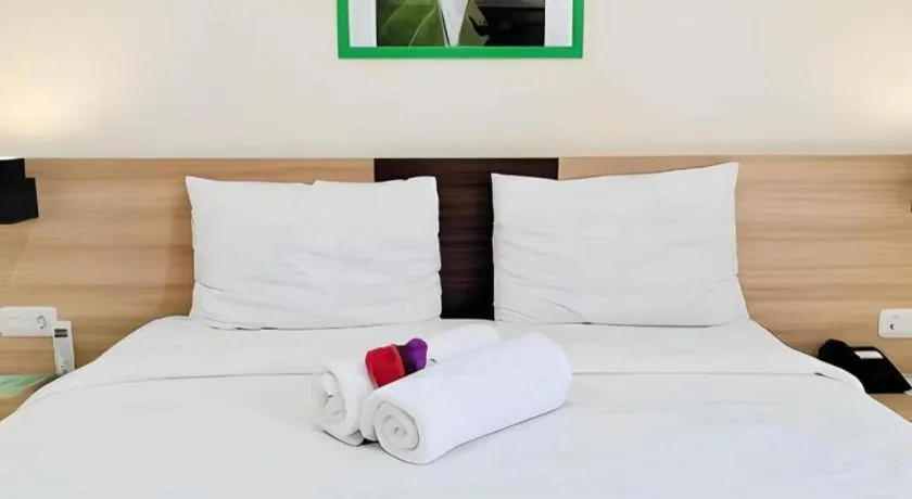 Bed in GARDEN HOTEL MAJALENGKA