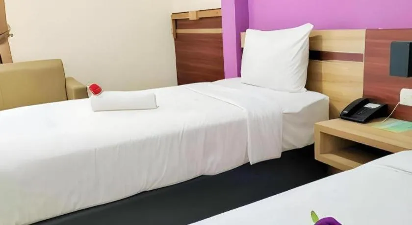 Bed in GARDEN HOTEL MAJALENGKA