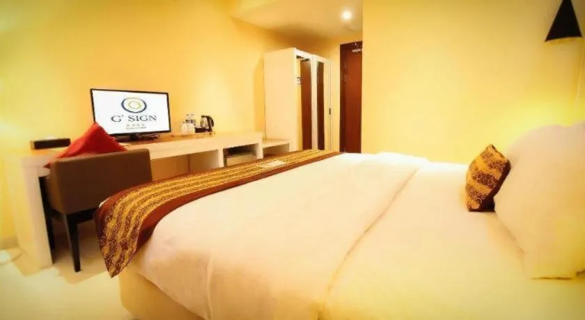 Bed in G'Sign Hotel Banjarmasin