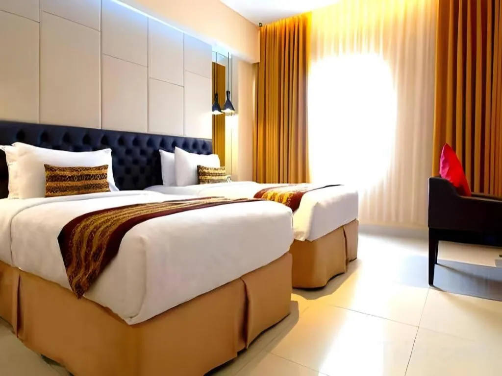 Bed in G'Sign Hotel Banjarmasin