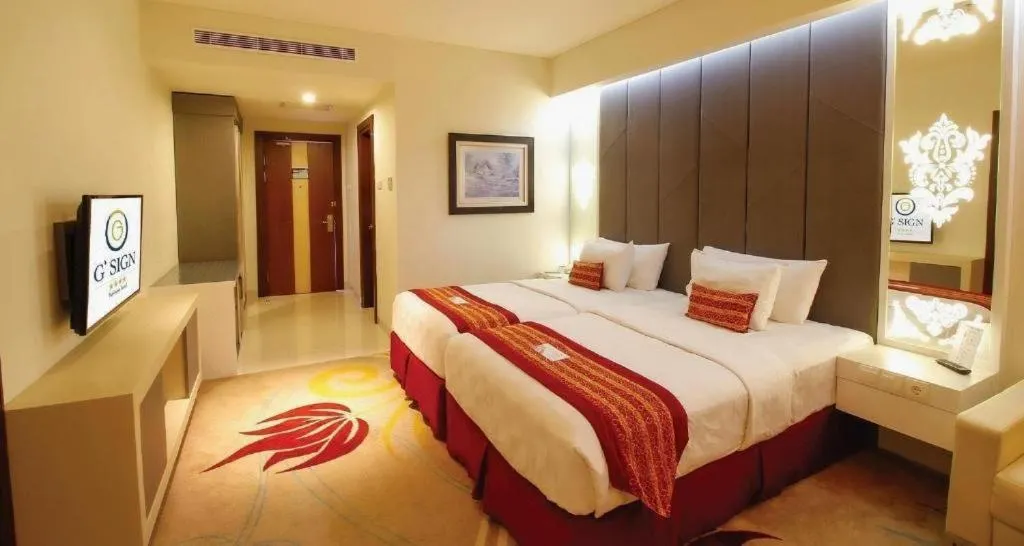 Bed in G'Sign Hotel Banjarmasin