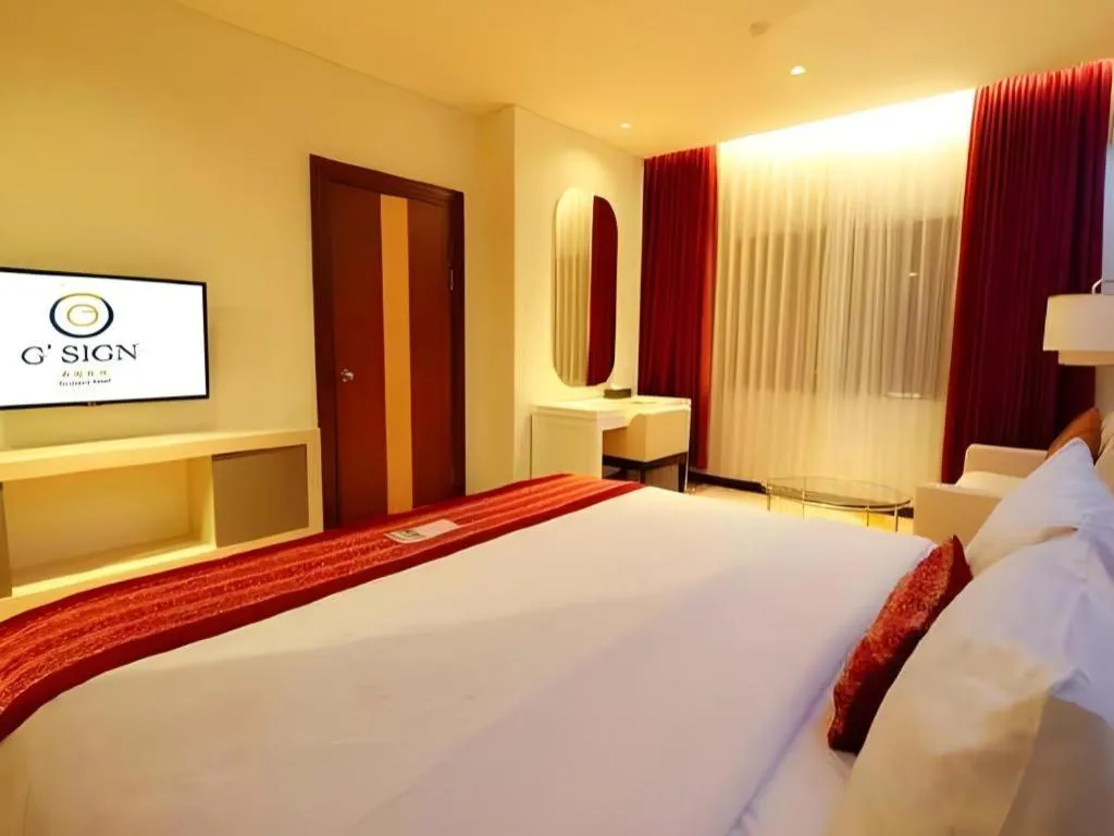 Bed in G'Sign Hotel Banjarmasin