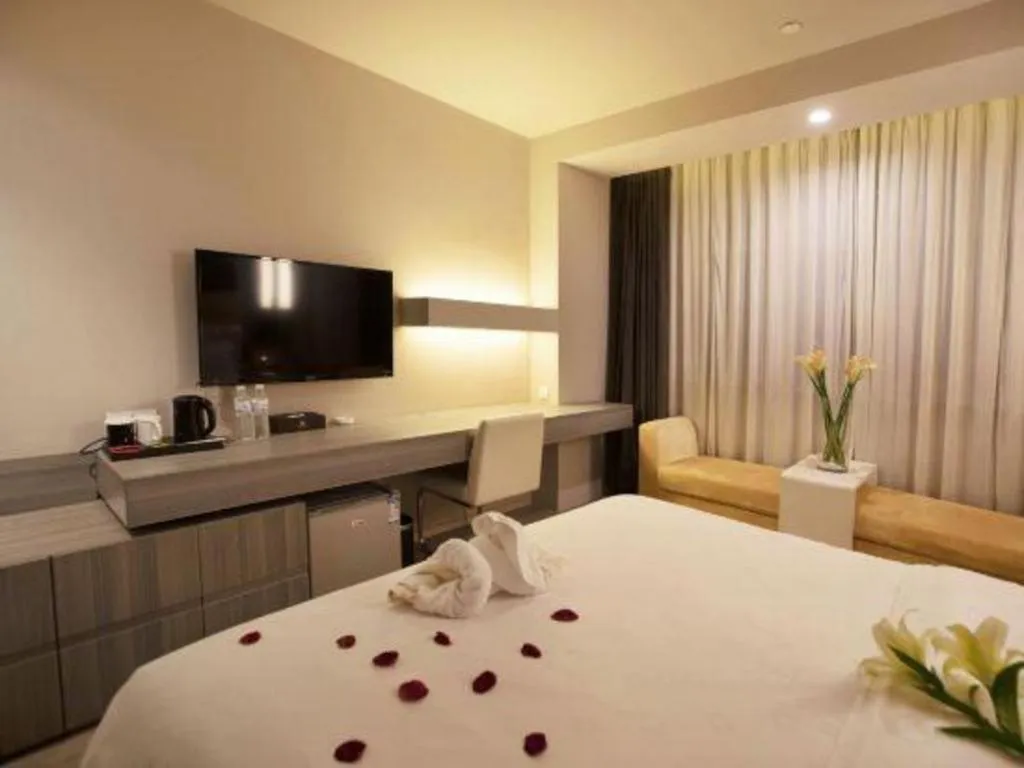 Bed in Jinjiang Metropolo Hotel - Qingdao Chengyang District Government