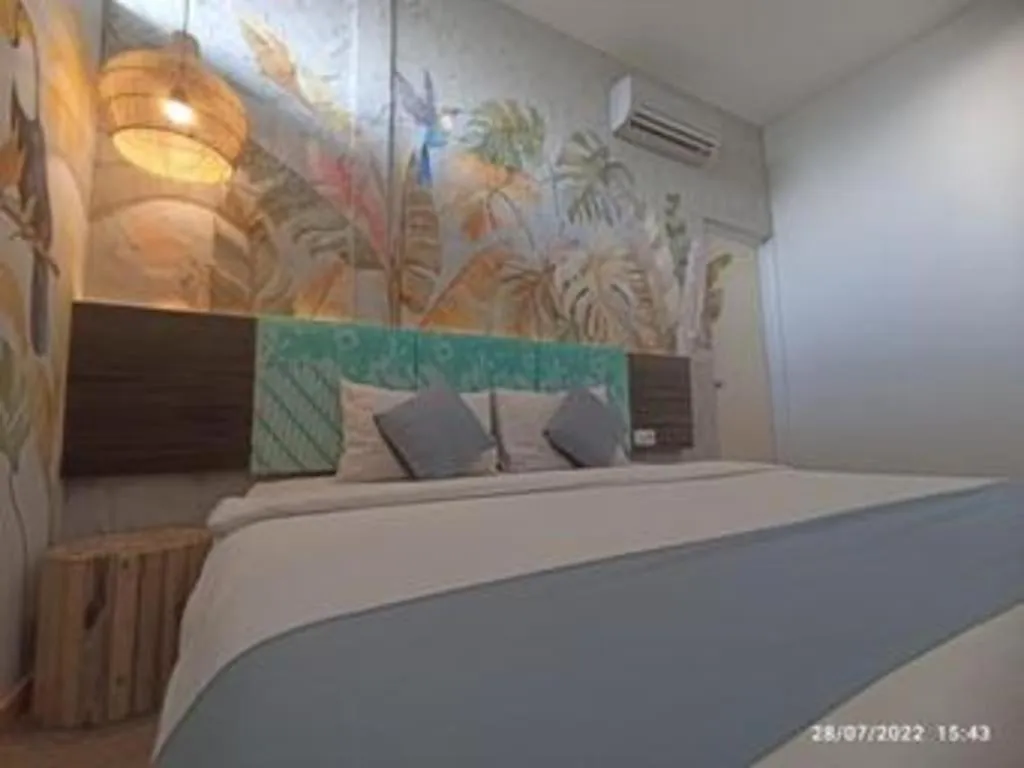 Bed in Hotel Pantes Semarang