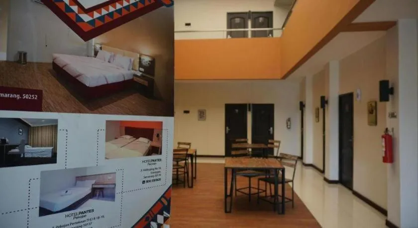 Bed in Hotel Pantes Semarang