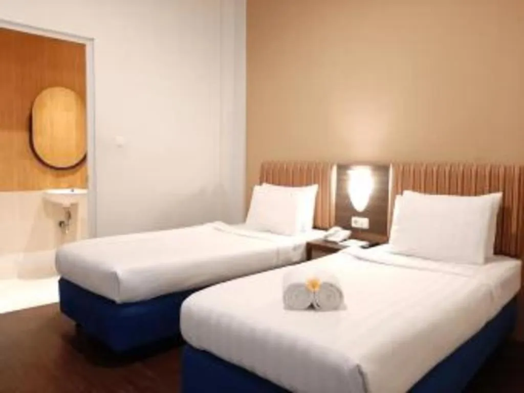 Bed in Hotel Pantes Semarang