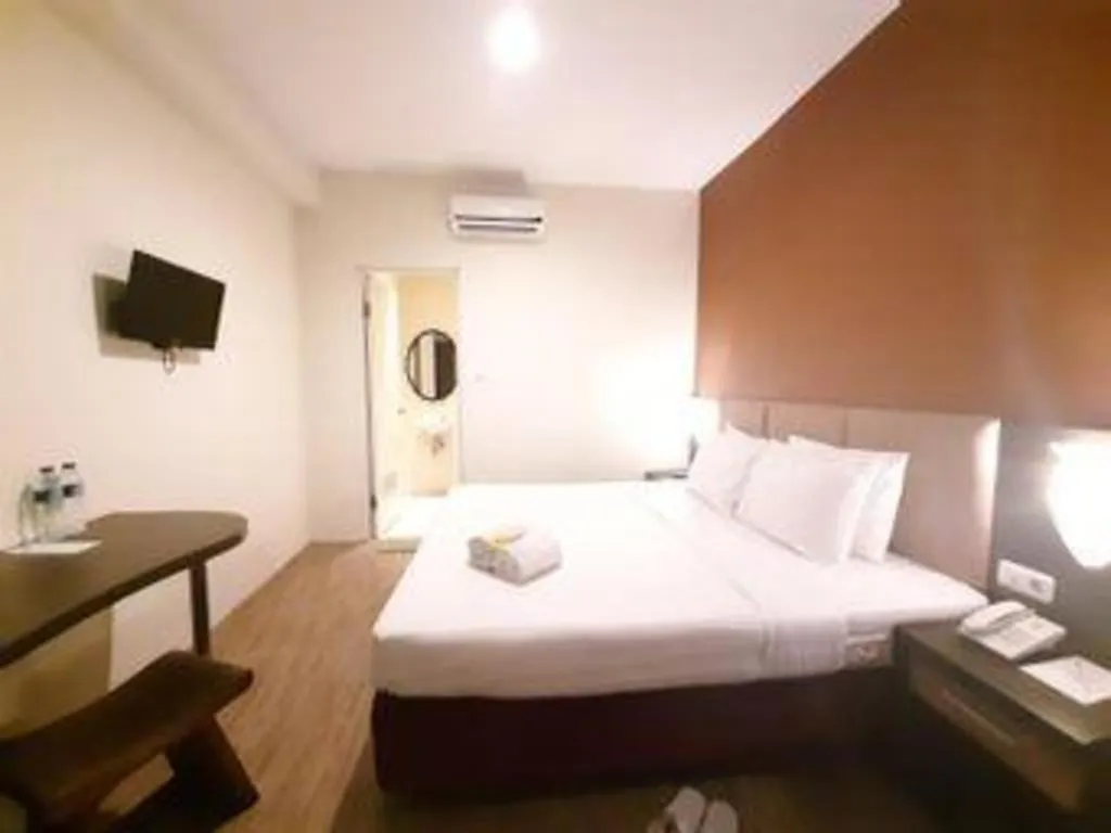 Bed in Hotel Pantes Semarang