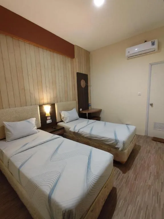 Bed in Hotel Pantes Semarang