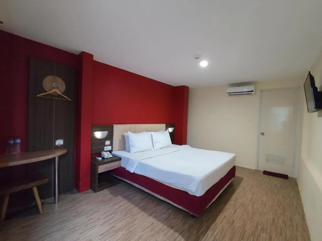 Bed in Hotel Pantes Semarang