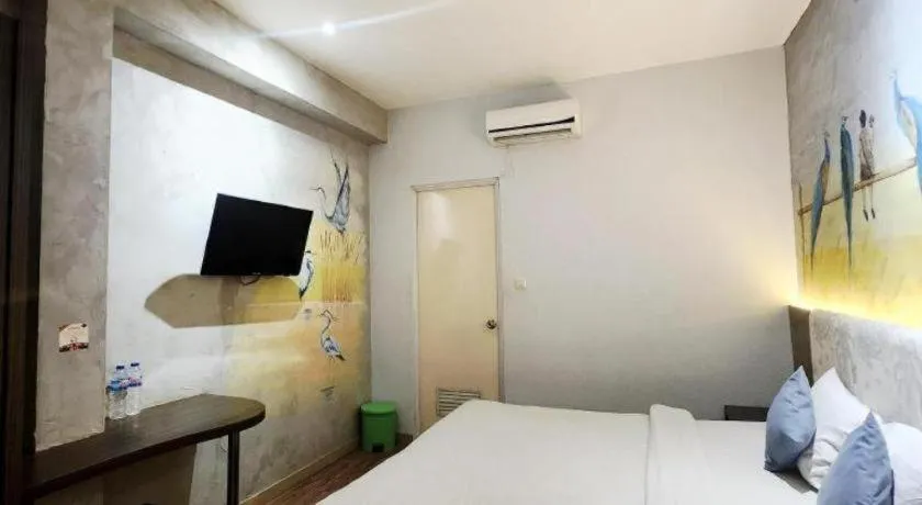 Bed in Hotel Pantes Semarang