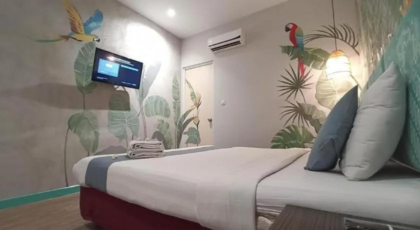 Bed in Hotel Pantes Semarang