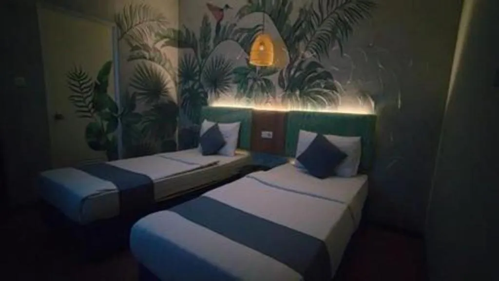 Bed in Hotel Pantes Semarang