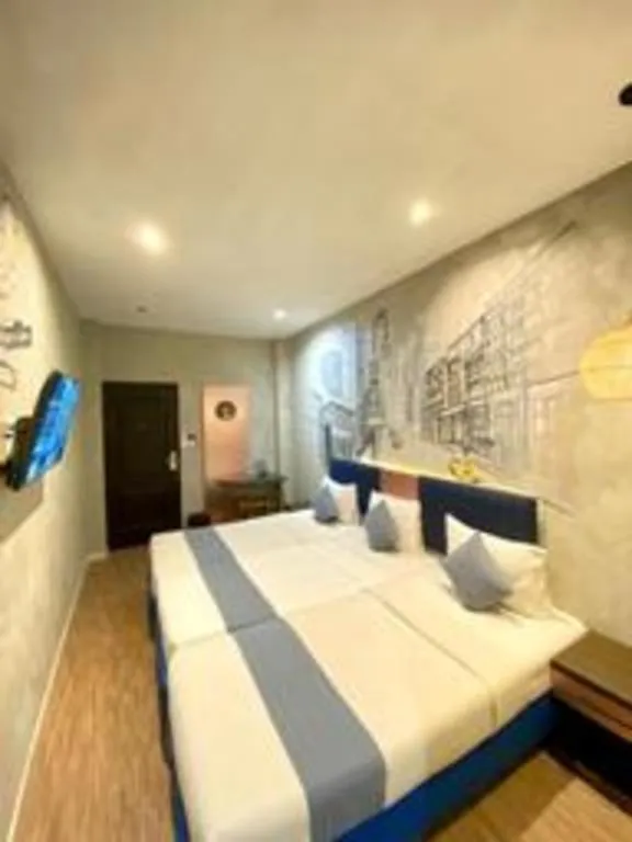 Bed in Hotel Pantes Semarang