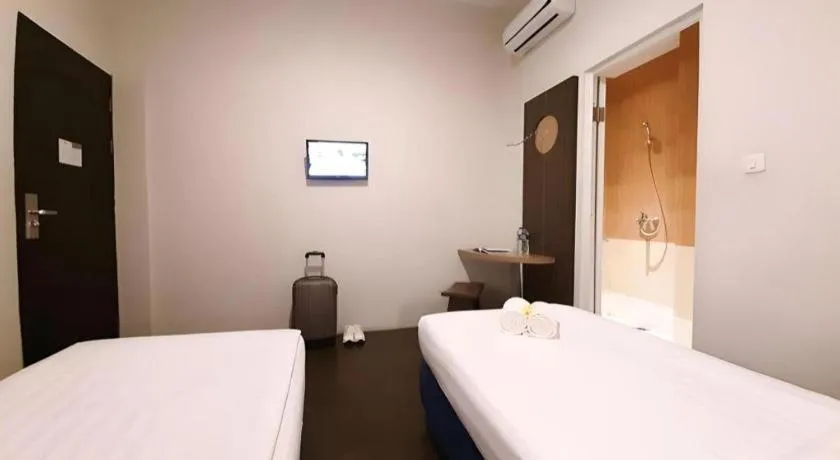 Bed in Hotel Pantes Semarang