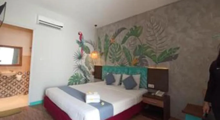 Bed in Hotel Pantes Semarang