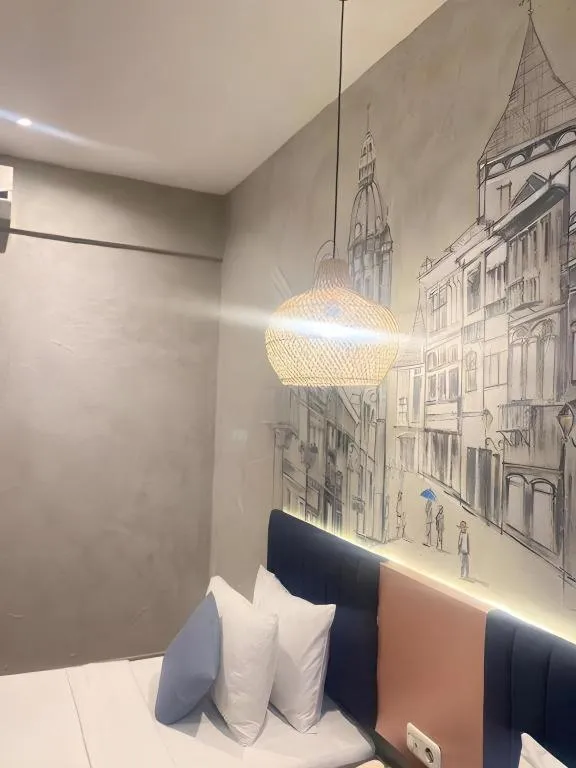 Bed in Hotel Pantes Semarang