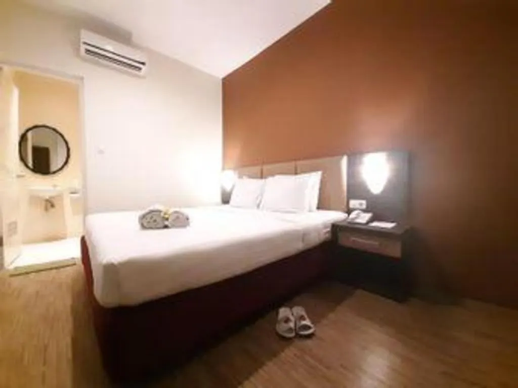 Bed in Hotel Pantes Semarang