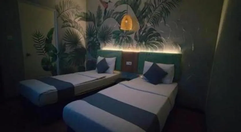 Bed in Hotel Pantes Semarang