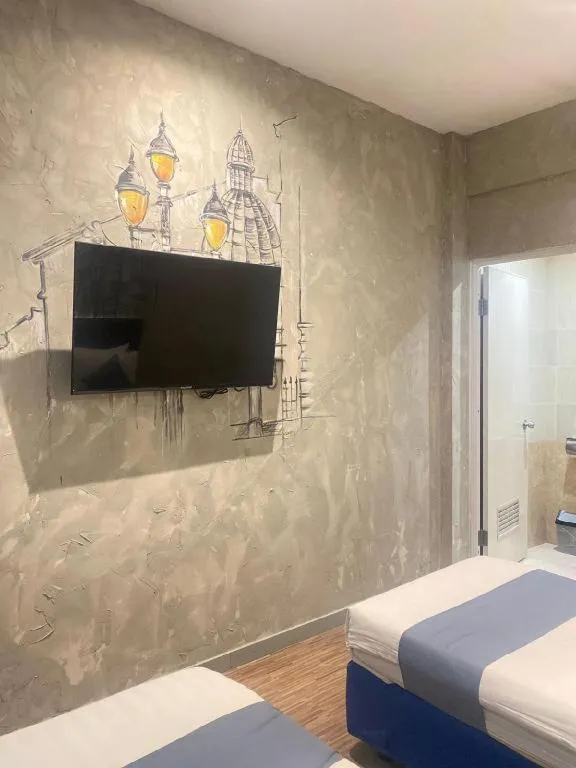 Bed in Hotel Pantes Semarang