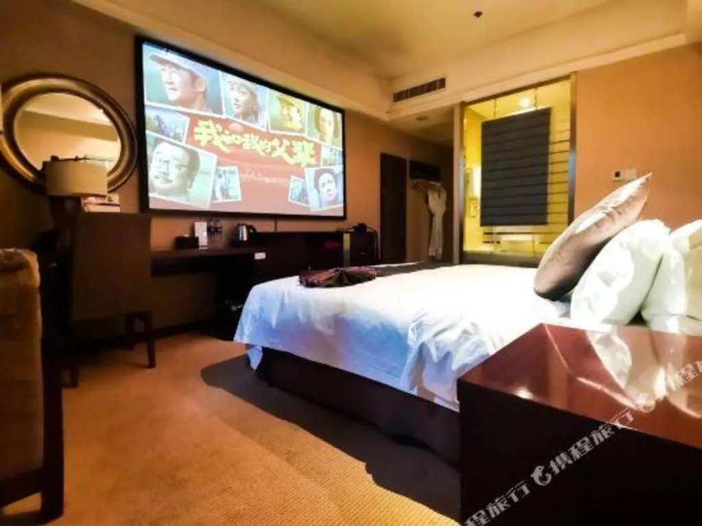 Bed in Pingyao Fengyan Jianguo Hotel