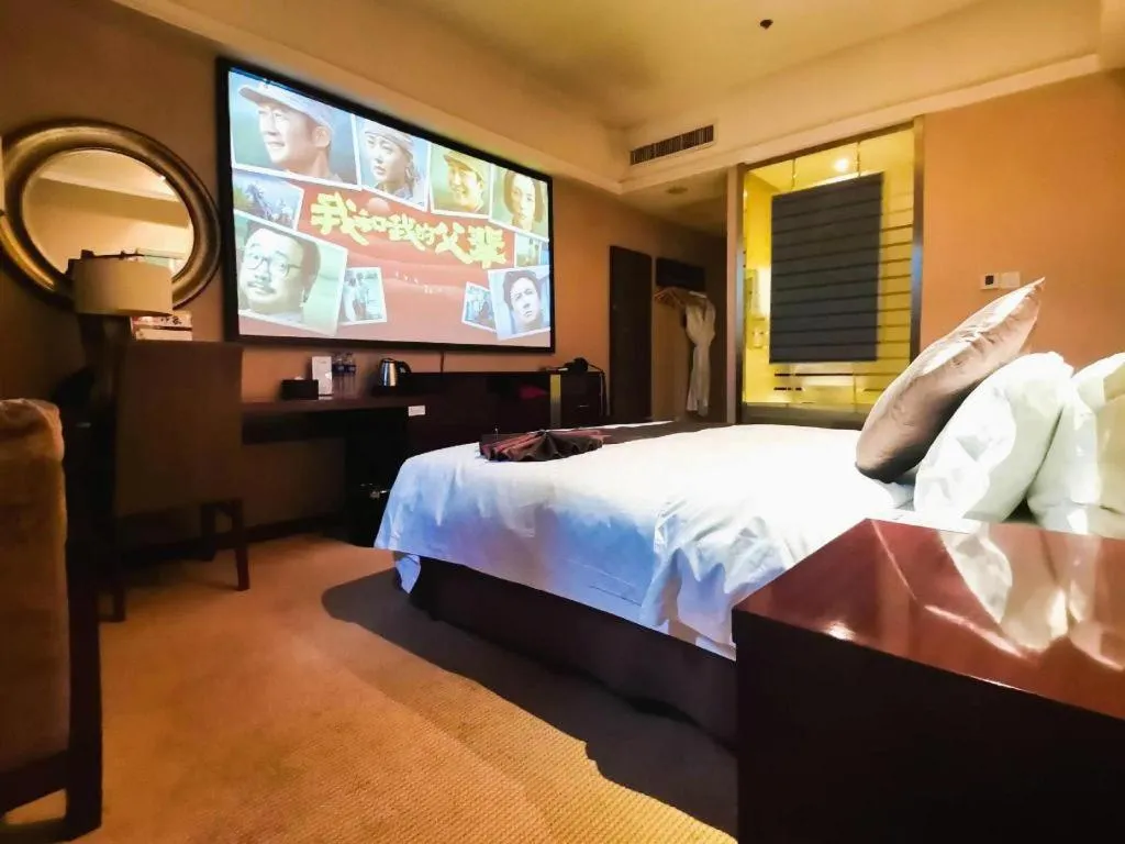 Bed in Pingyao Fengyan Jianguo Hotel