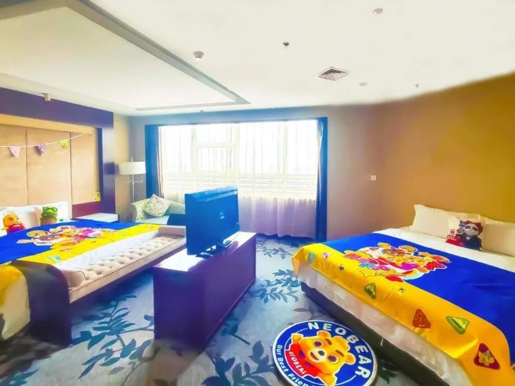 Bed in Pingyao Fengyan Jianguo Hotel