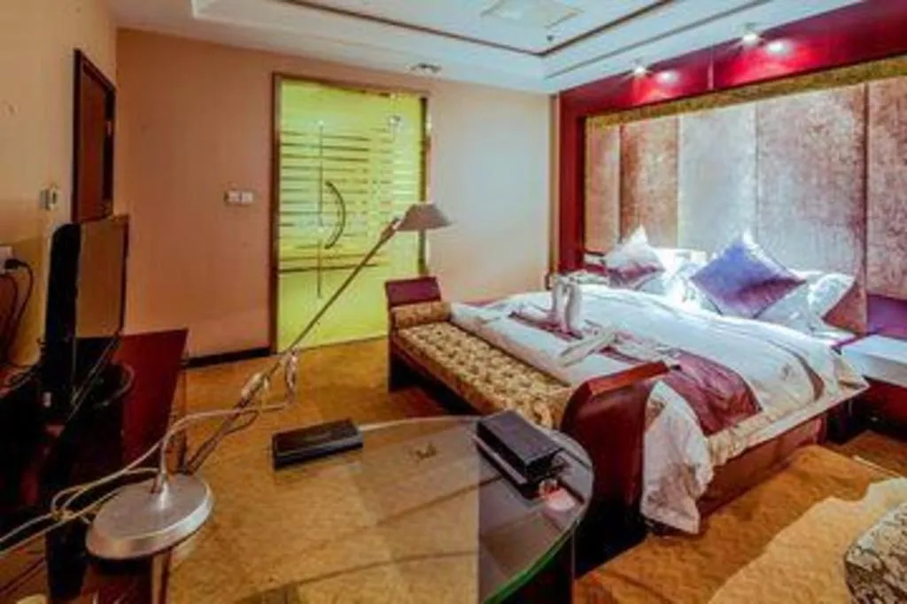 Bed in Pingyao Fengyan Jianguo Hotel