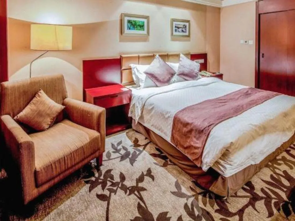 Bed in Pingyao Fengyan Jianguo Hotel