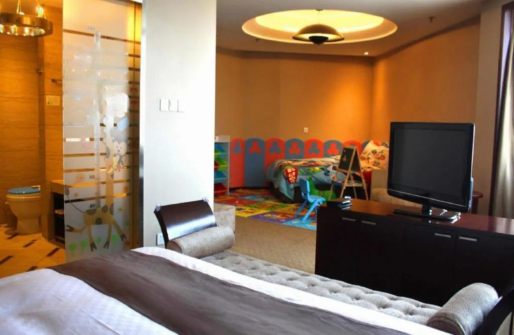 Bed in Pingyao Fengyan Jianguo Hotel