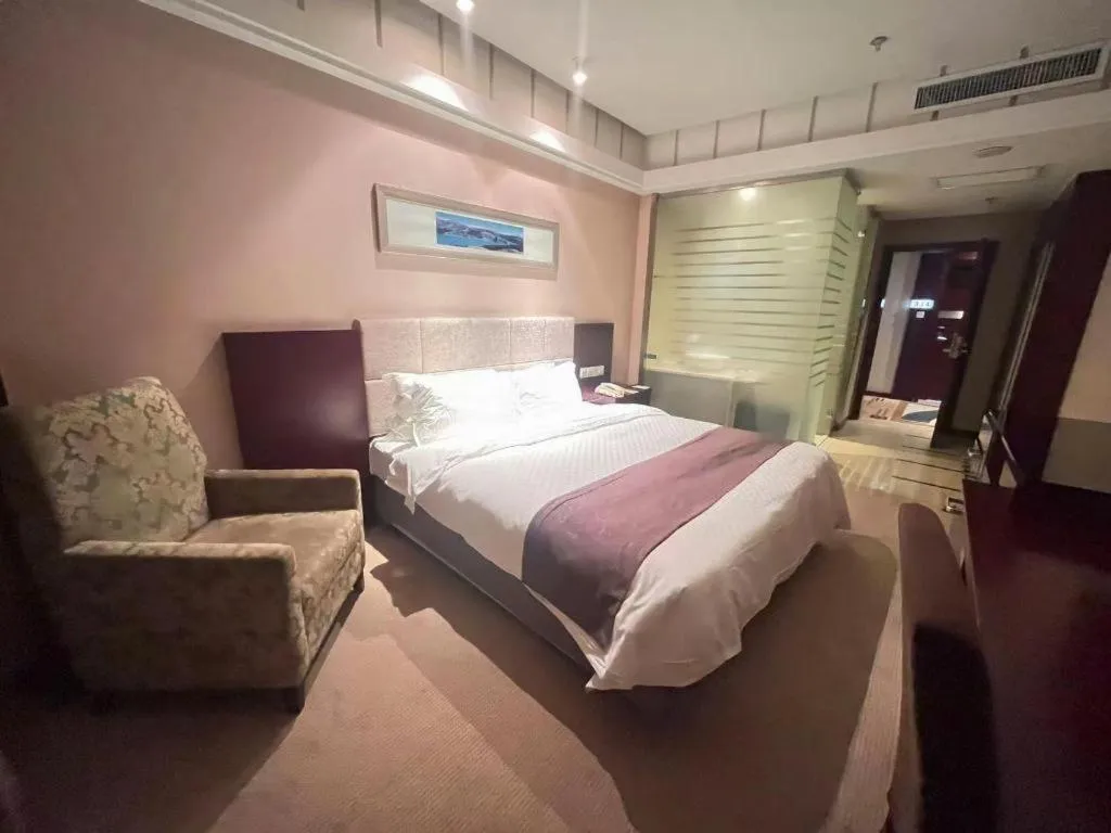 Bed in Pingyao Fengyan Jianguo Hotel