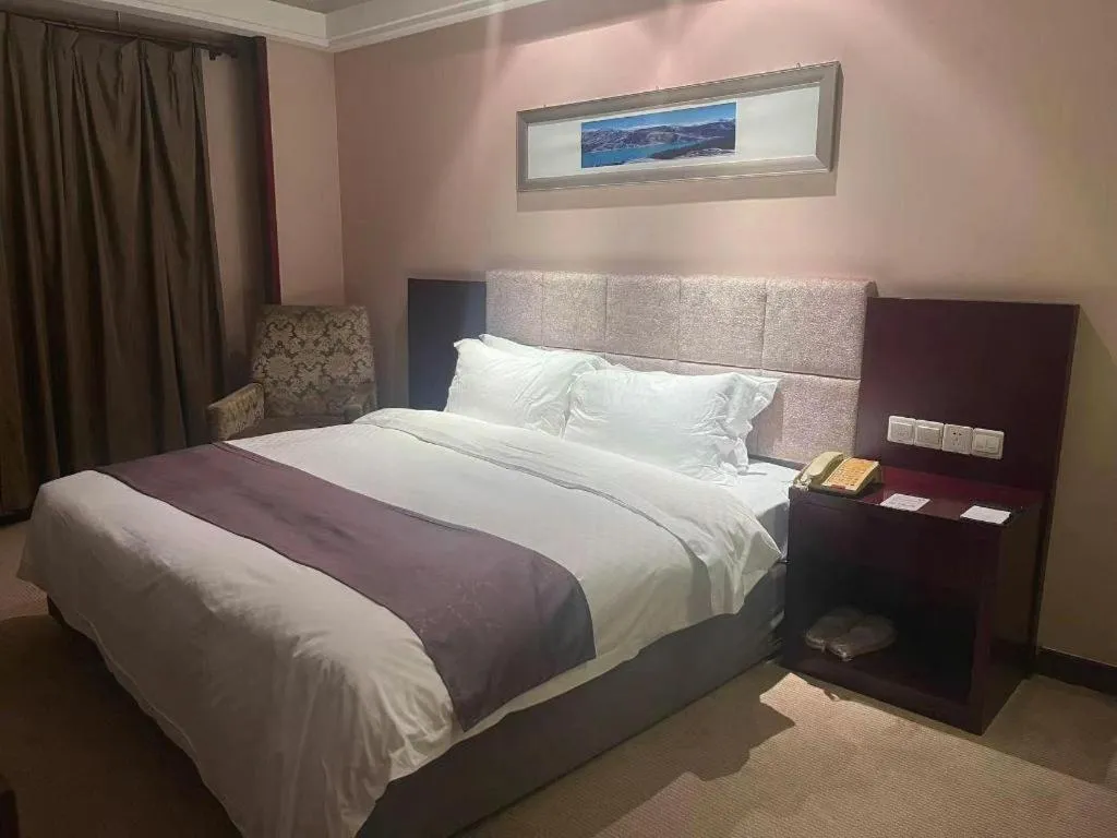 Bed in Pingyao Fengyan Jianguo Hotel