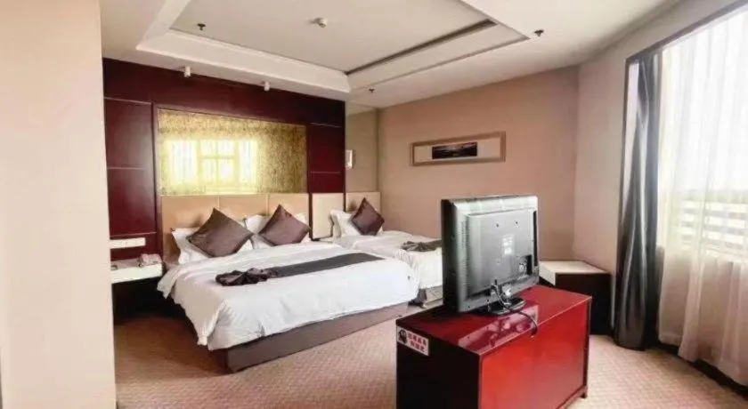 Bed in Pingyao Fengyan Jianguo Hotel