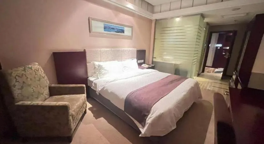 Bed in Pingyao Fengyan Jianguo Hotel