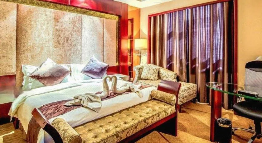 Bed in Pingyao Fengyan Jianguo Hotel