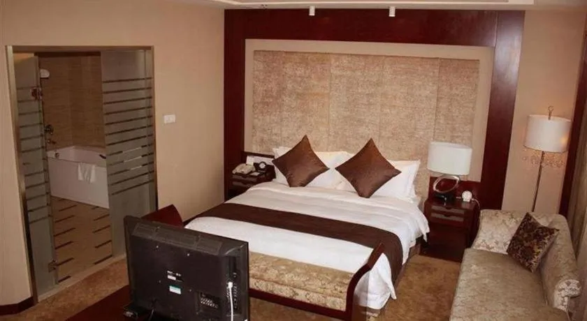 Bed in Pingyao Fengyan Jianguo Hotel