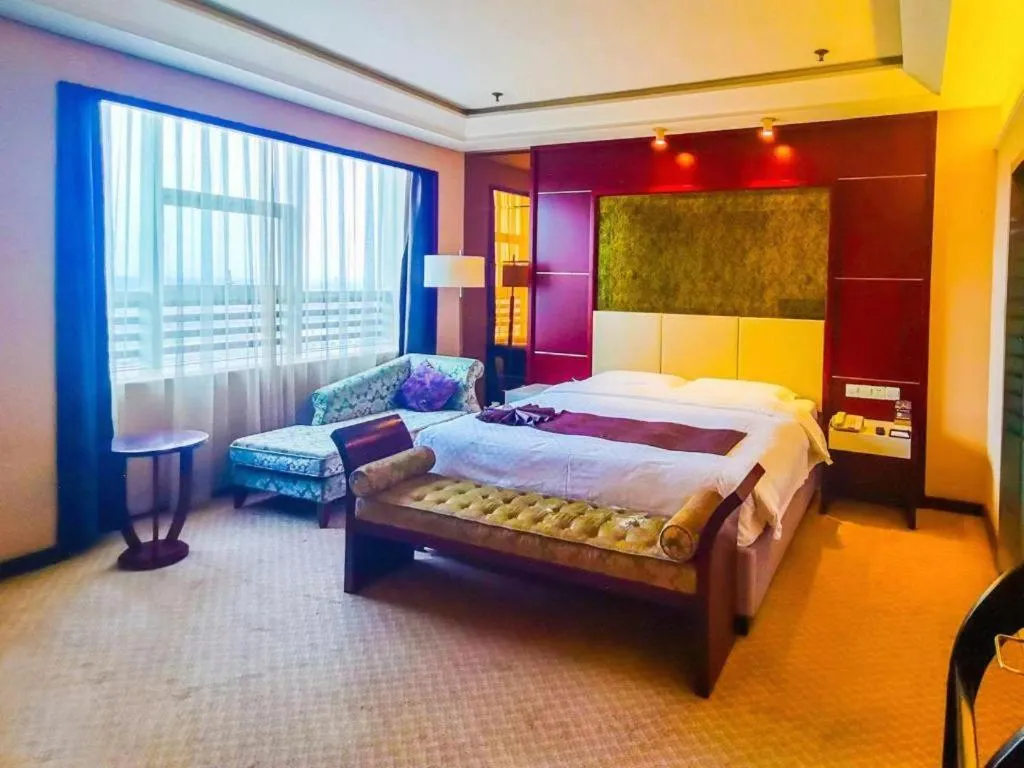 Bed in Pingyao Fengyan Jianguo Hotel