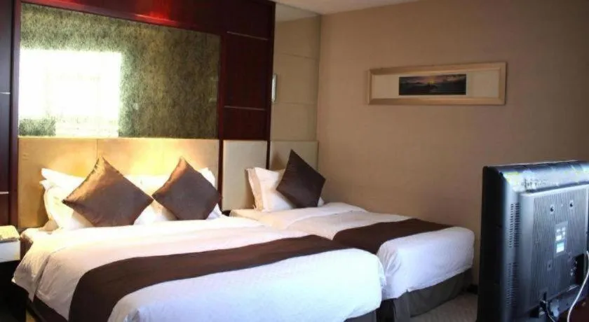 Bed in Pingyao Fengyan Jianguo Hotel