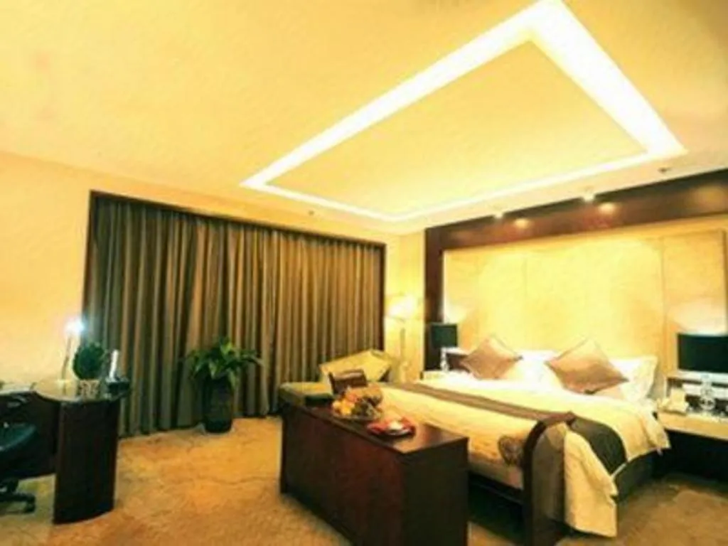 Bed in Pingyao Fengyan Jianguo Hotel