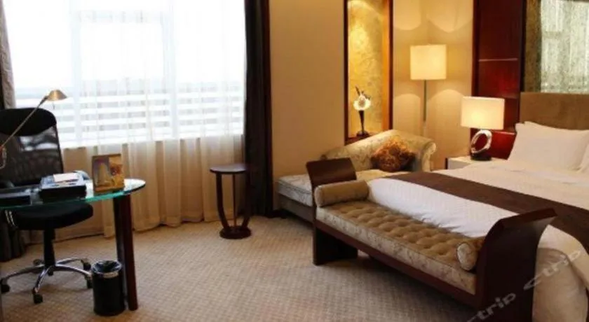 Bed in Pingyao Fengyan Jianguo Hotel