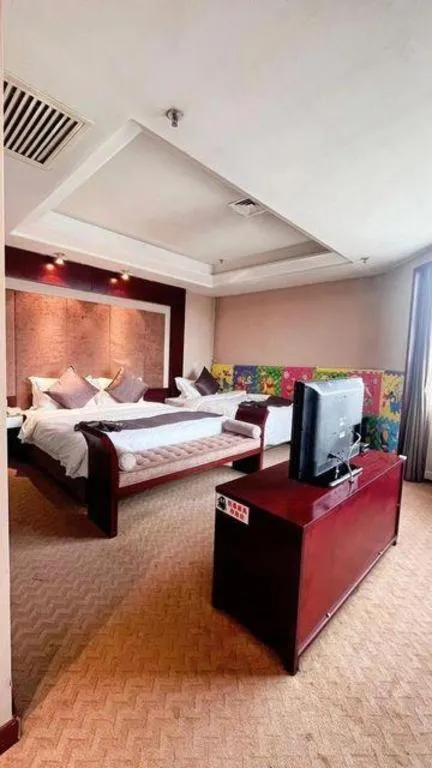 Bed in Pingyao Fengyan Jianguo Hotel